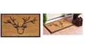 Home & More Deer 18" x 30" Coir/Rubber Doormat